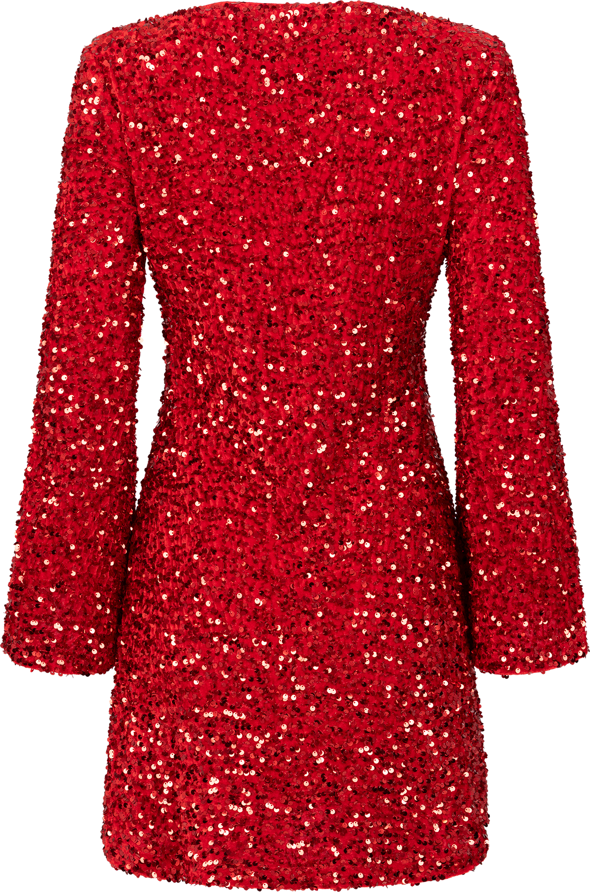 Sally Sequins Mini Dress - Röd