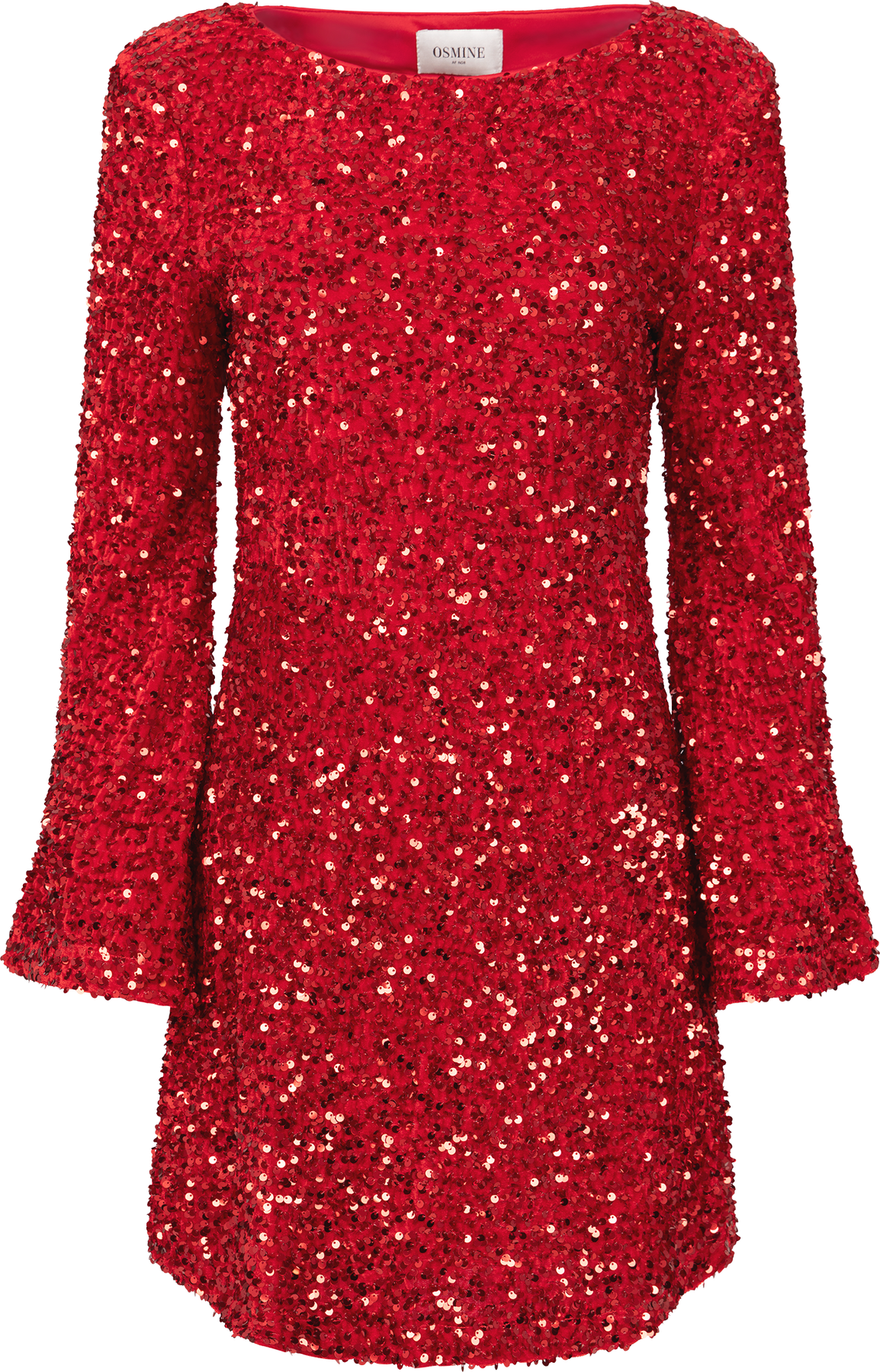 Sally Sequins Mini Dress - Röd