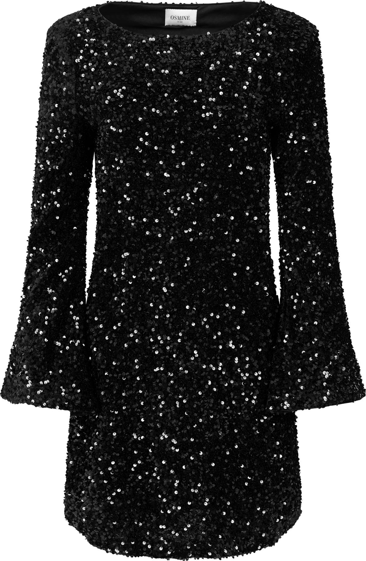Sally Sequins Mini Dress - Black