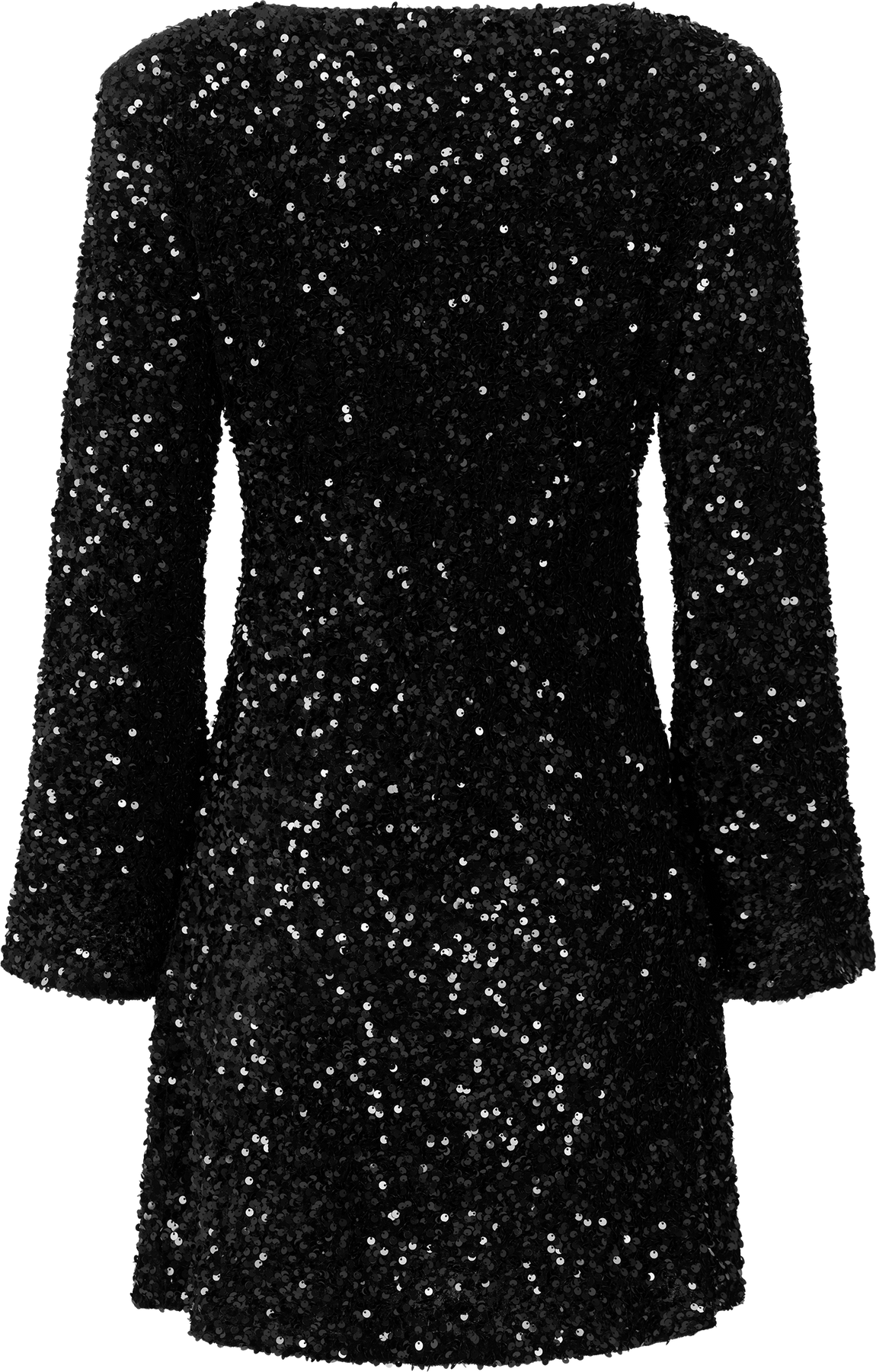 Sally Sequins Mini Dress - Black