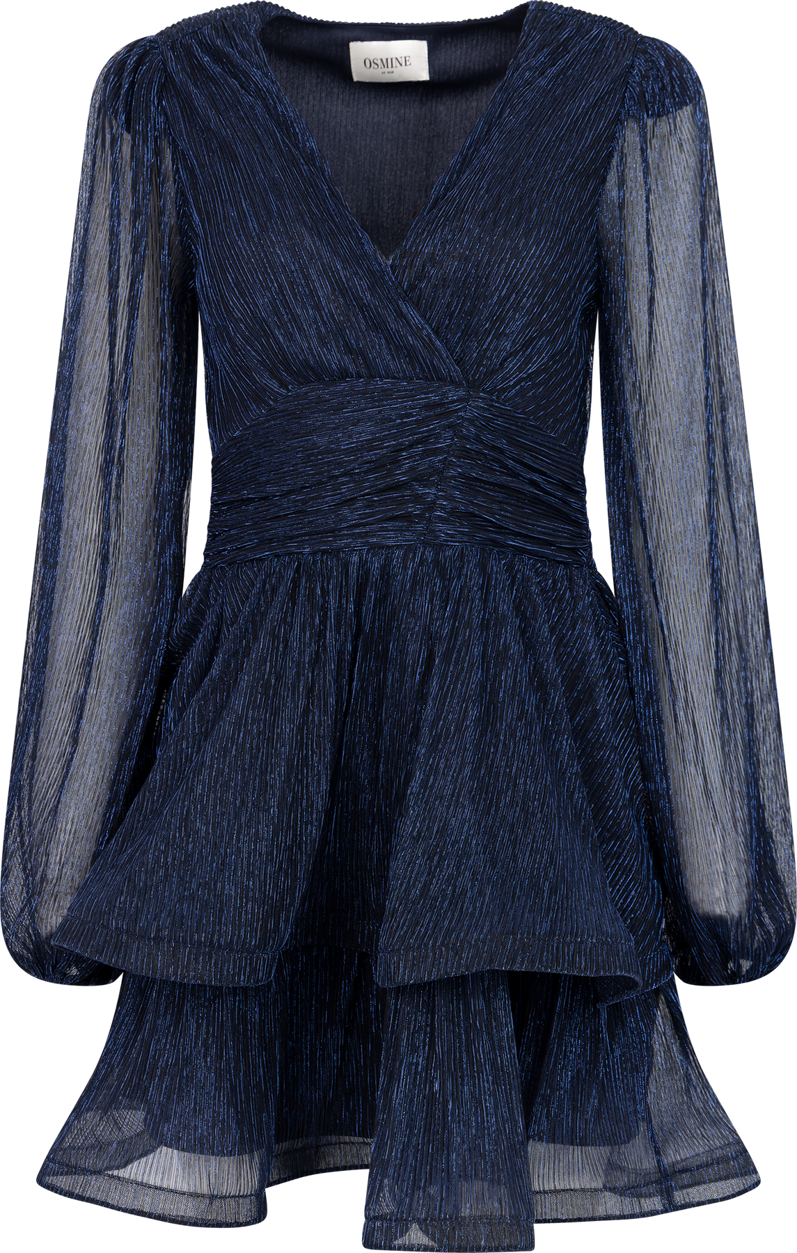 Jade Wave Plisséklänning - Navy
