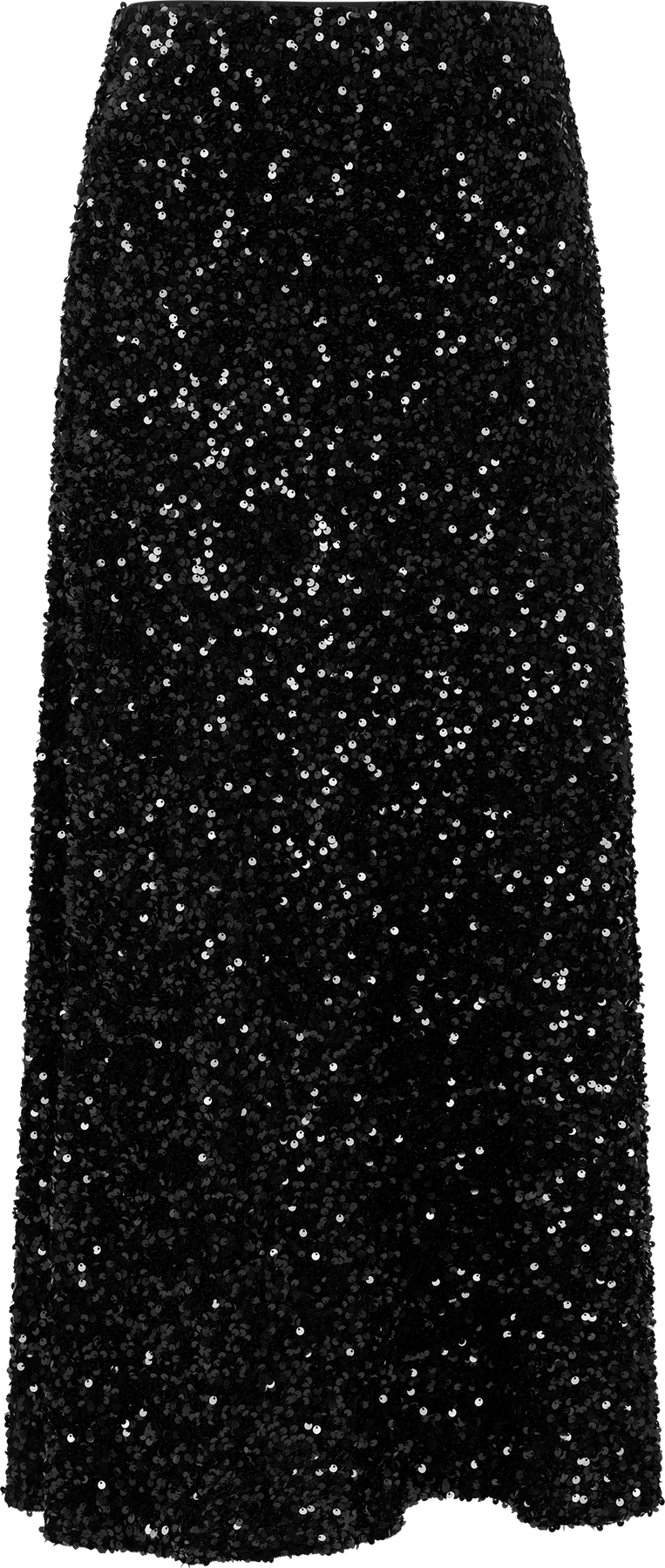 Alva Maxi Sequin Skirt - Svart