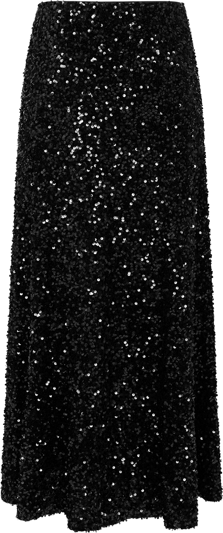 Alva Maxi Sequin Skirt - Svart