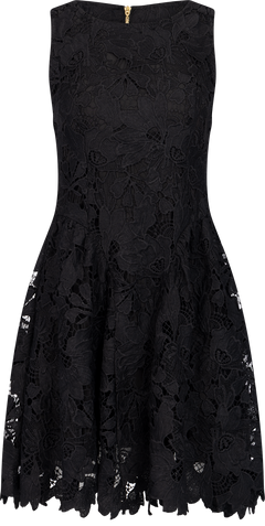 Milly Lace Mini Dress - Black