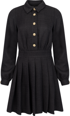 Vinda Boucle Dress - Black