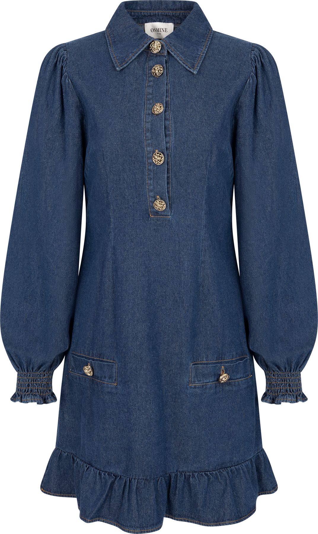 Vinda Denim Dress - Blue