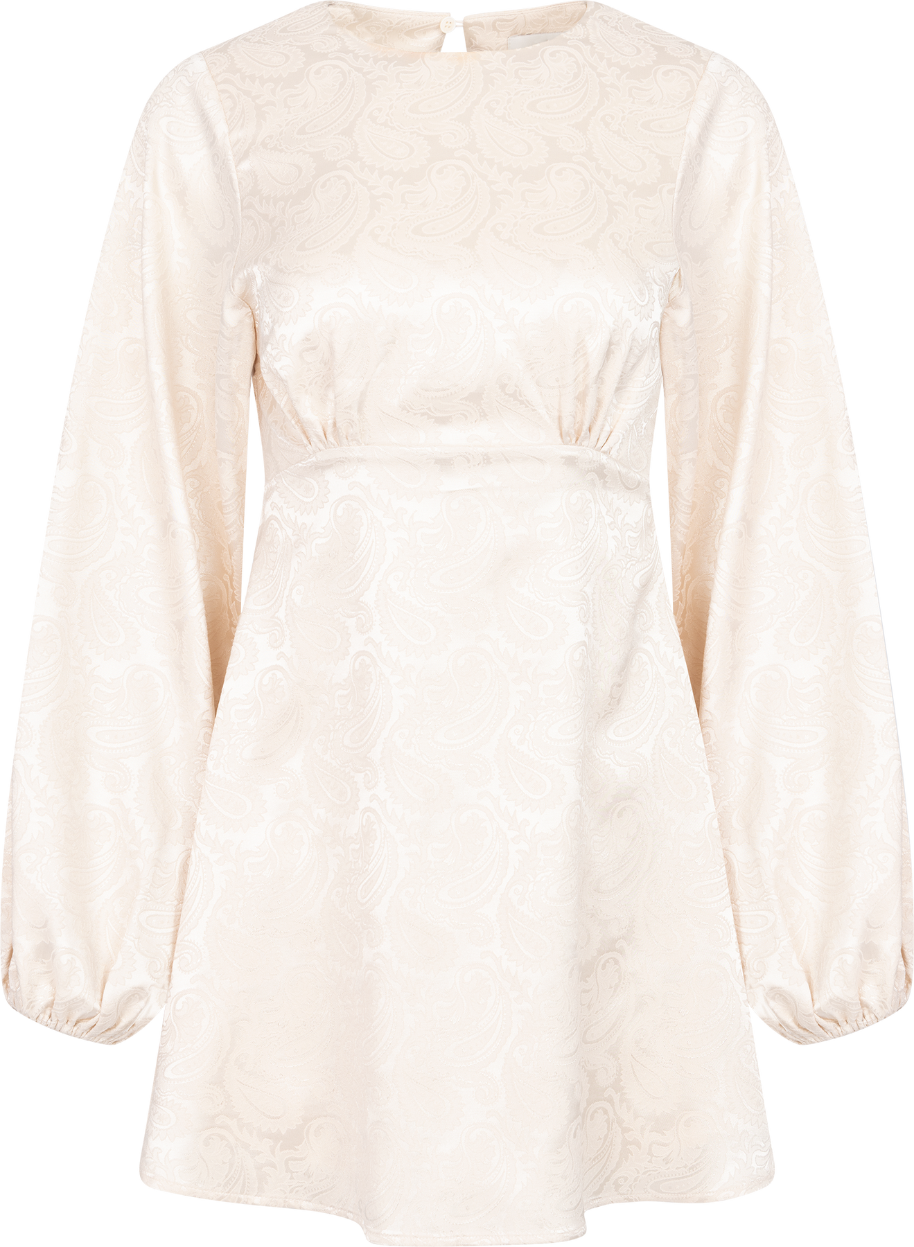 Edda Short Dress - Creme