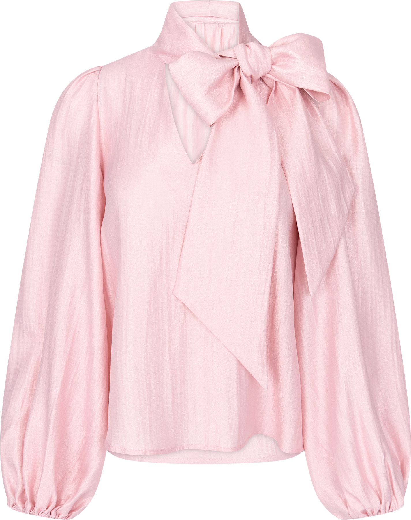 Jofrid Bow Blouse - Rosa