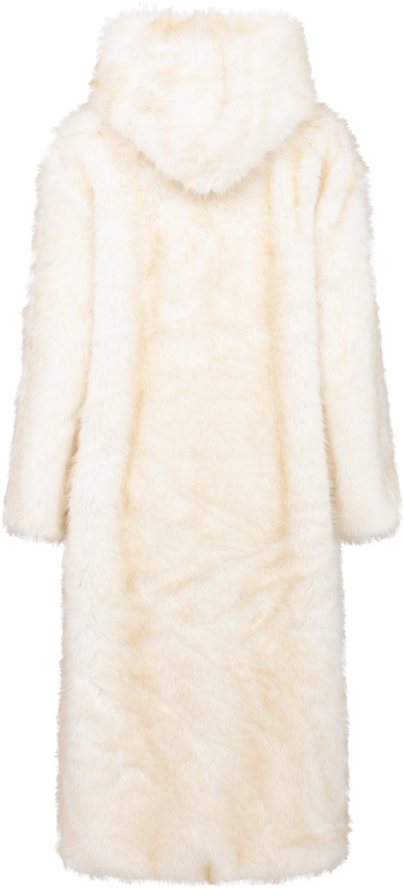 Astrid Faux Fur Coat - Creme