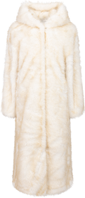 Astrid Faux Fur Coat - Creme