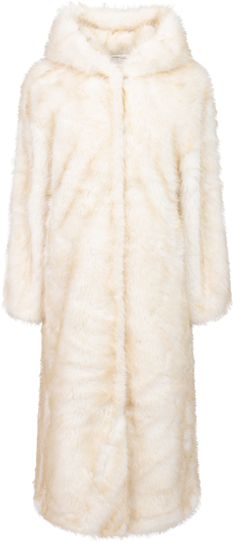 Astrid Faux Fur Coat - Creme