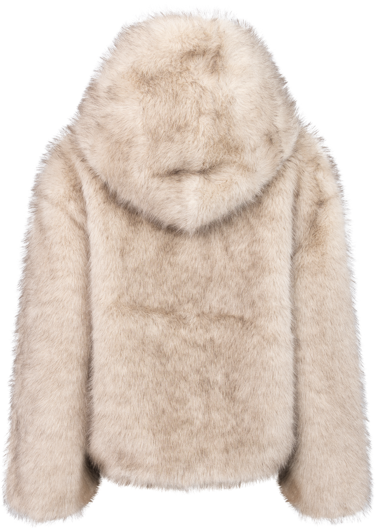 Astrid Faux Fur Jacket - Beige