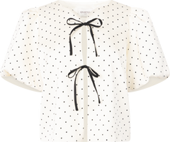 Rosie Polka Dot Blouse - White