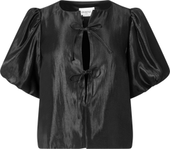 Rosie Organza Blouse - Black