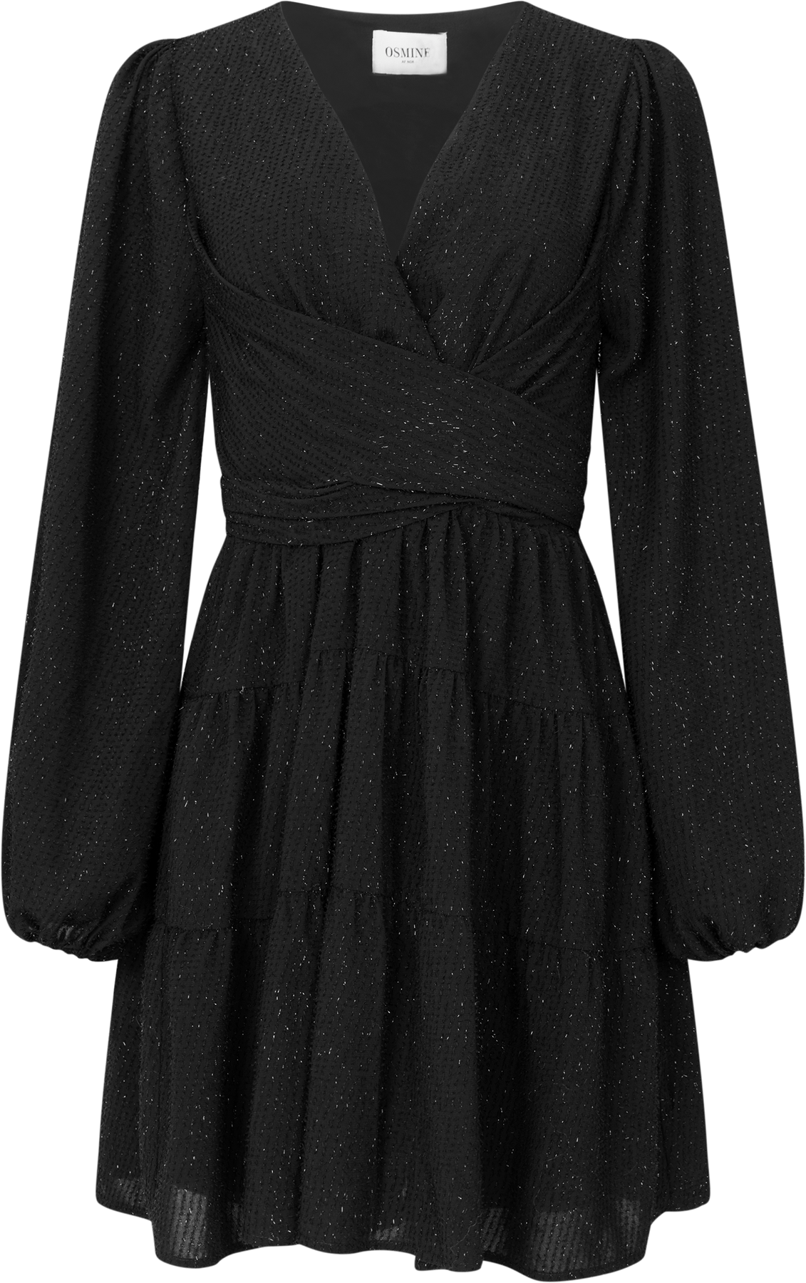 Hedvig Mini Dress - Svart/Silver