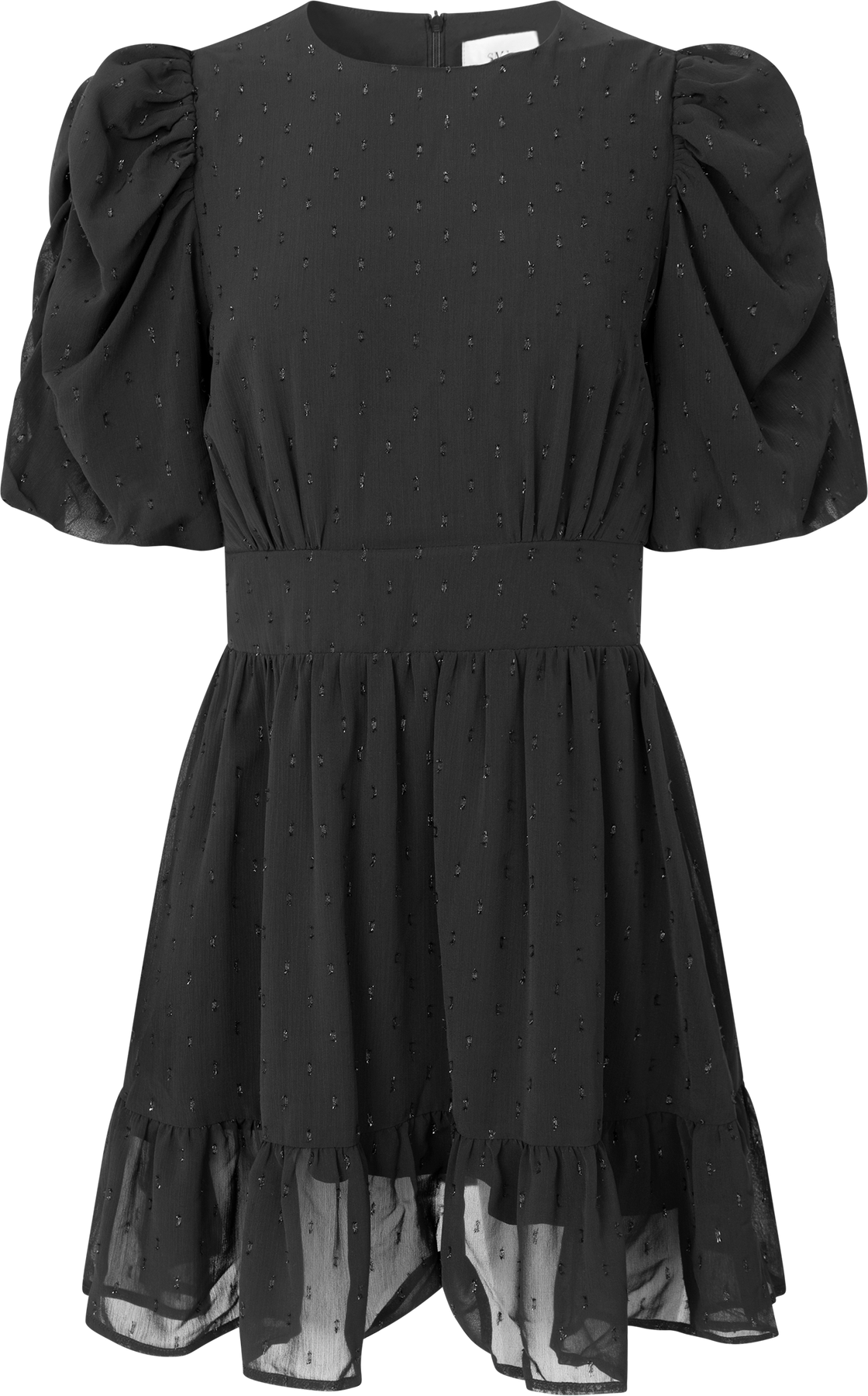 Santi Mini Dress - Black Silver