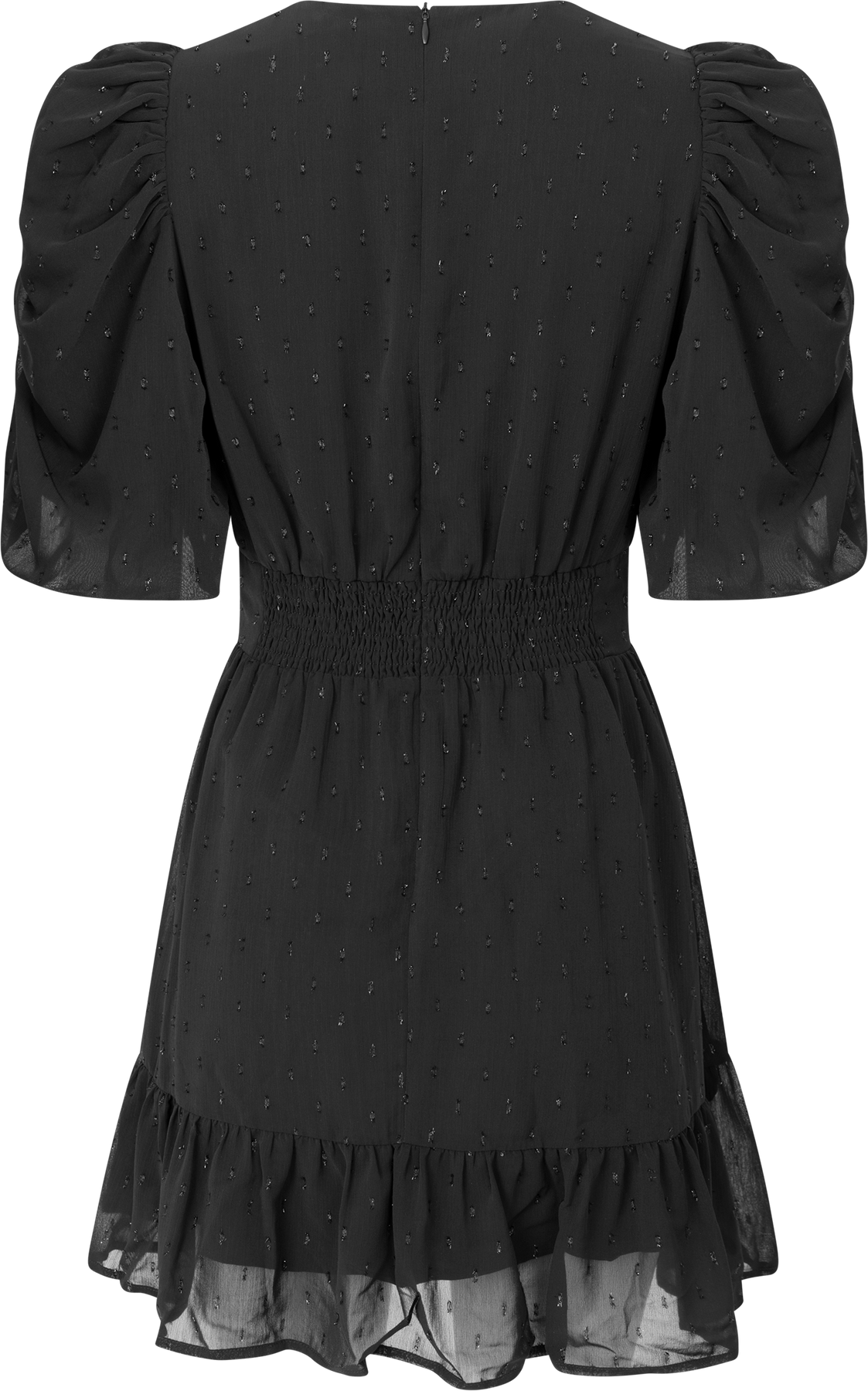 Santi Mini Dress - Black Silver