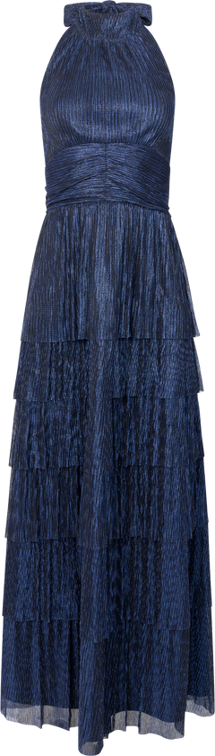 Ingalu Plisse Dress - Navy
