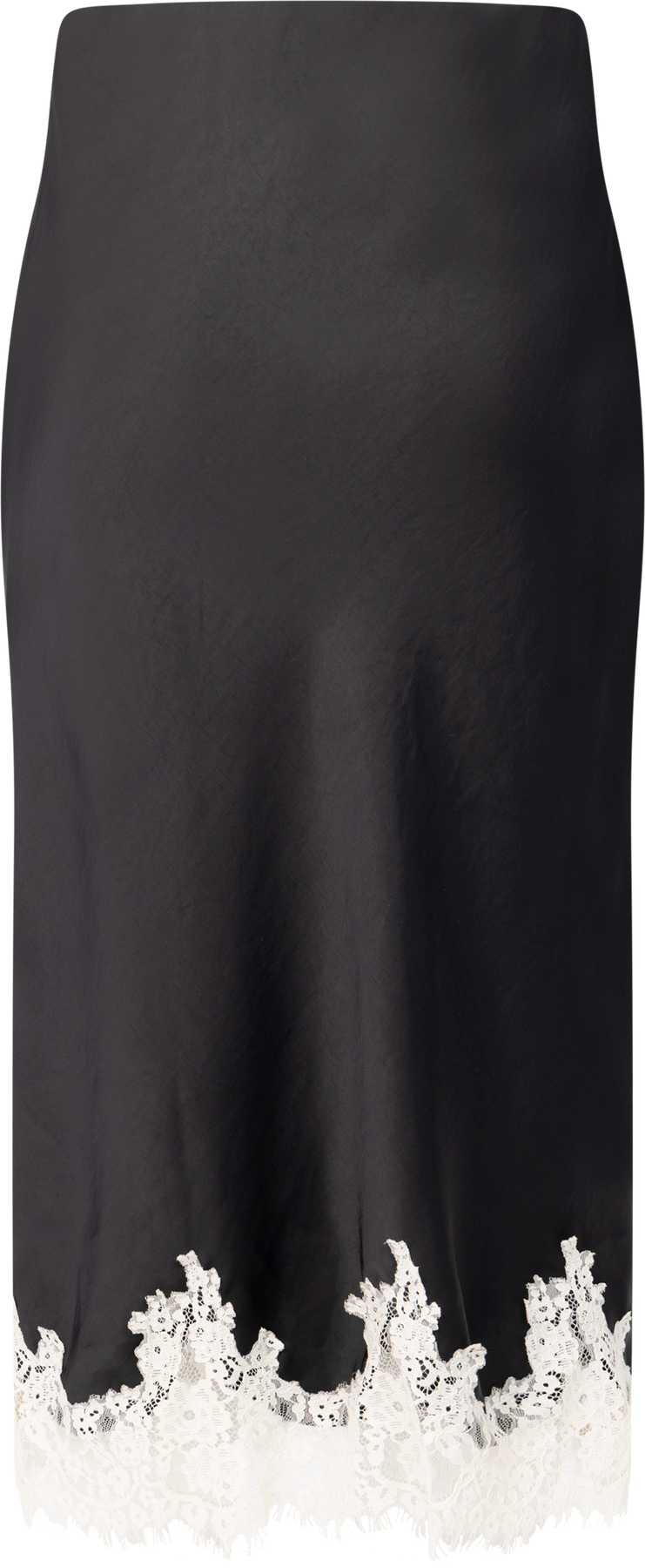 Stinalill Satin Lace Kjol - Svart