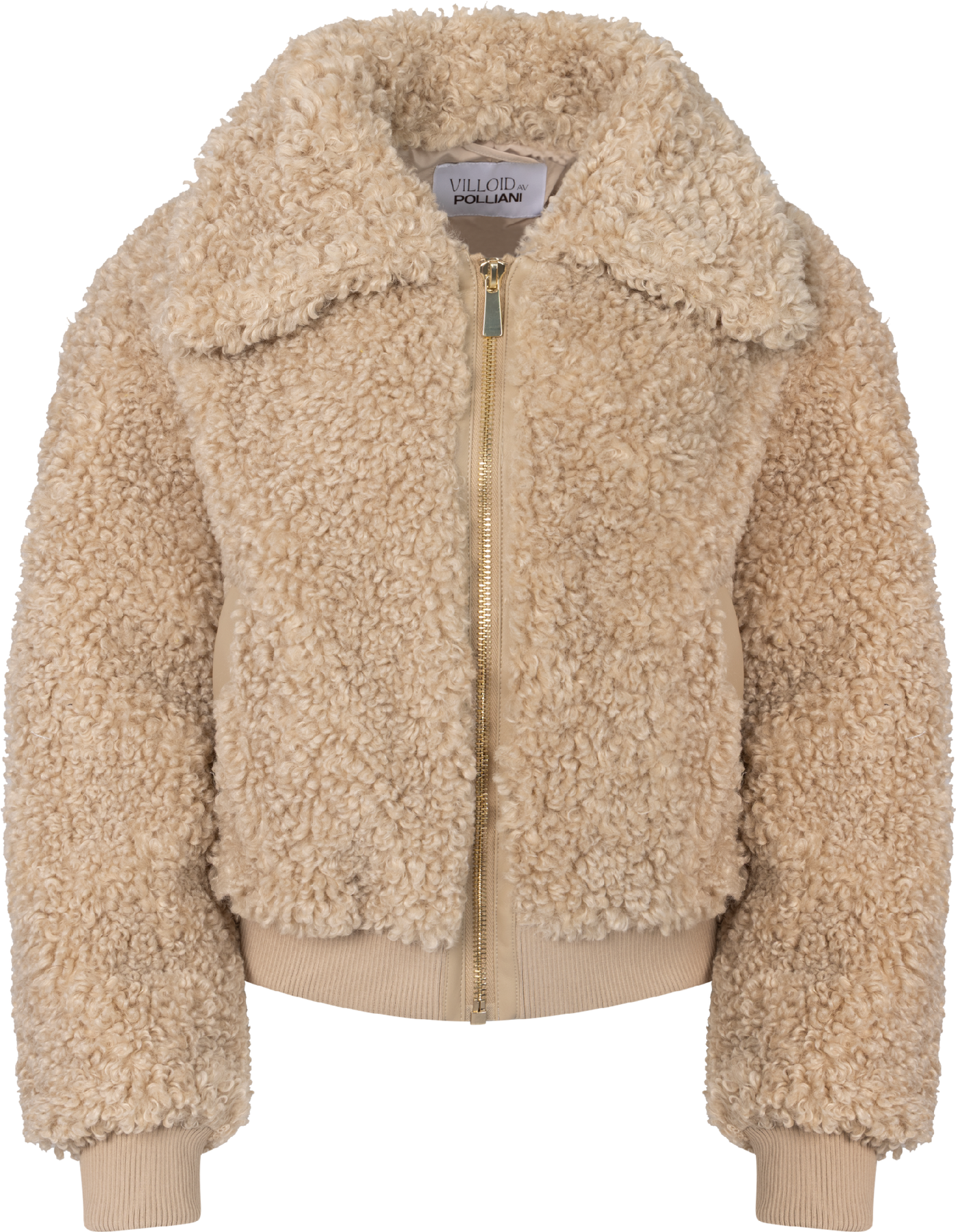Angel Faux Fur Bomber - Creme