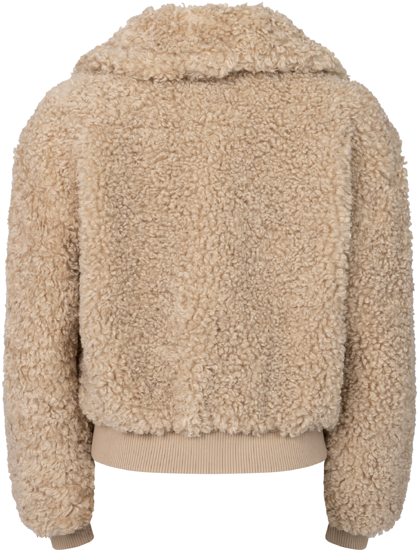Angel Faux Fur Bomber - Creme