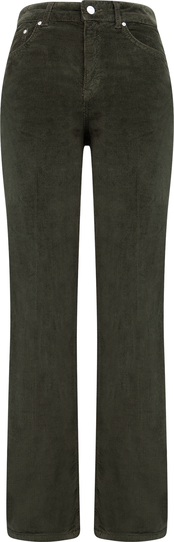 GANT Slim Flare Stretch Corduroy Jeans - Green Lagoon