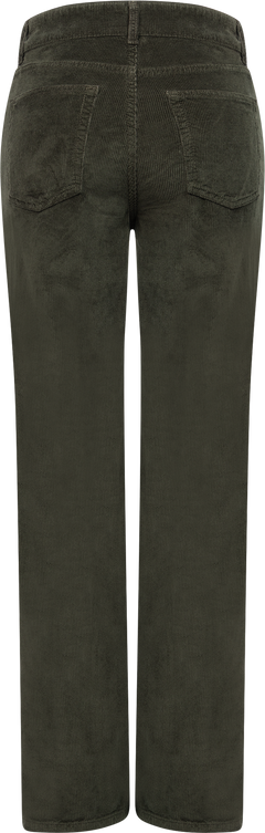 Slim Flare Stretch Corduroy Jeans - Green Lagoon