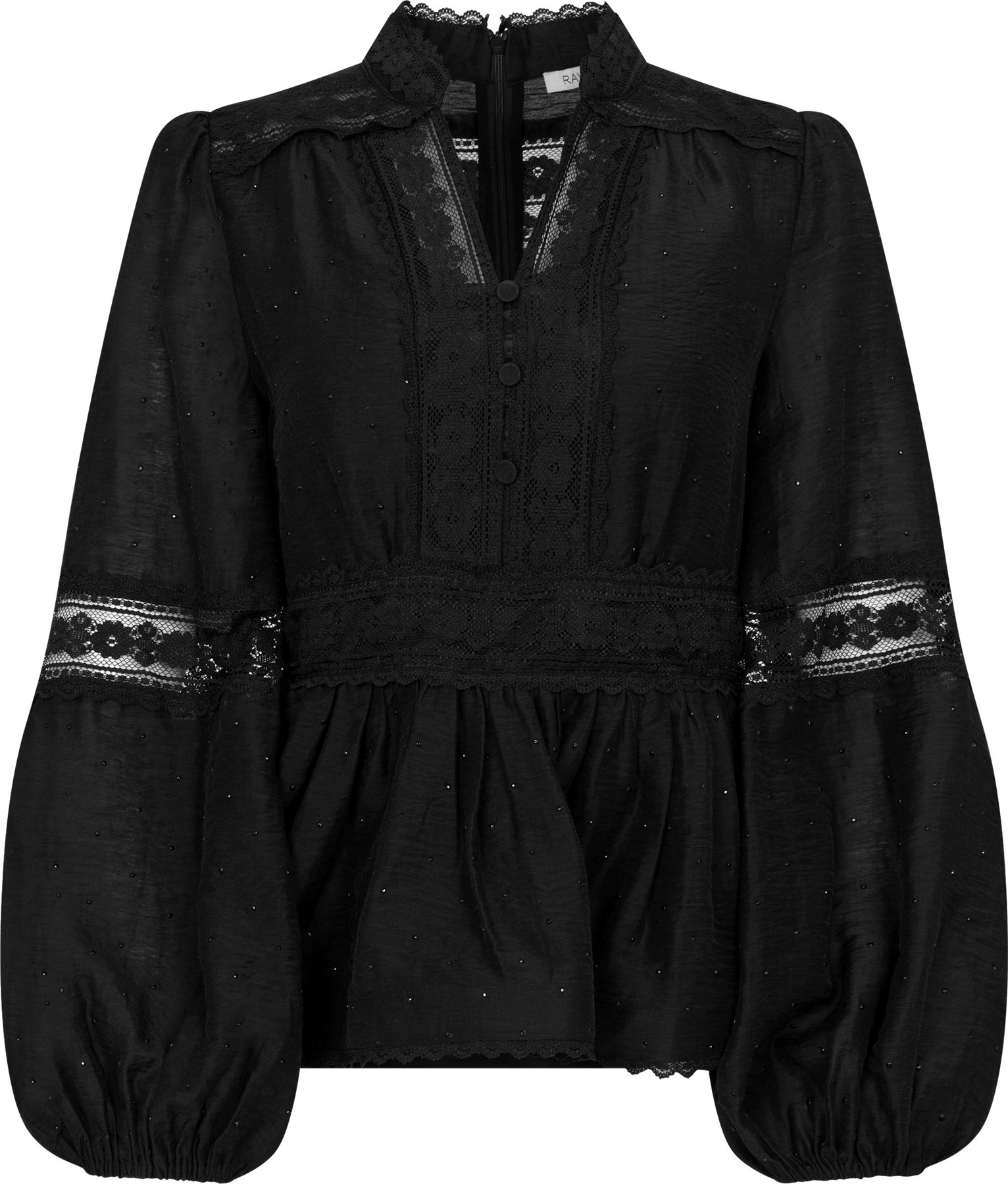 Aliah Stone Blus - Svart