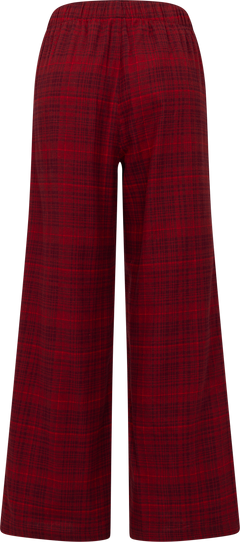 Ls Tee Flannel Pant Set - Zinfandel W Zinfandel Jotted Madras