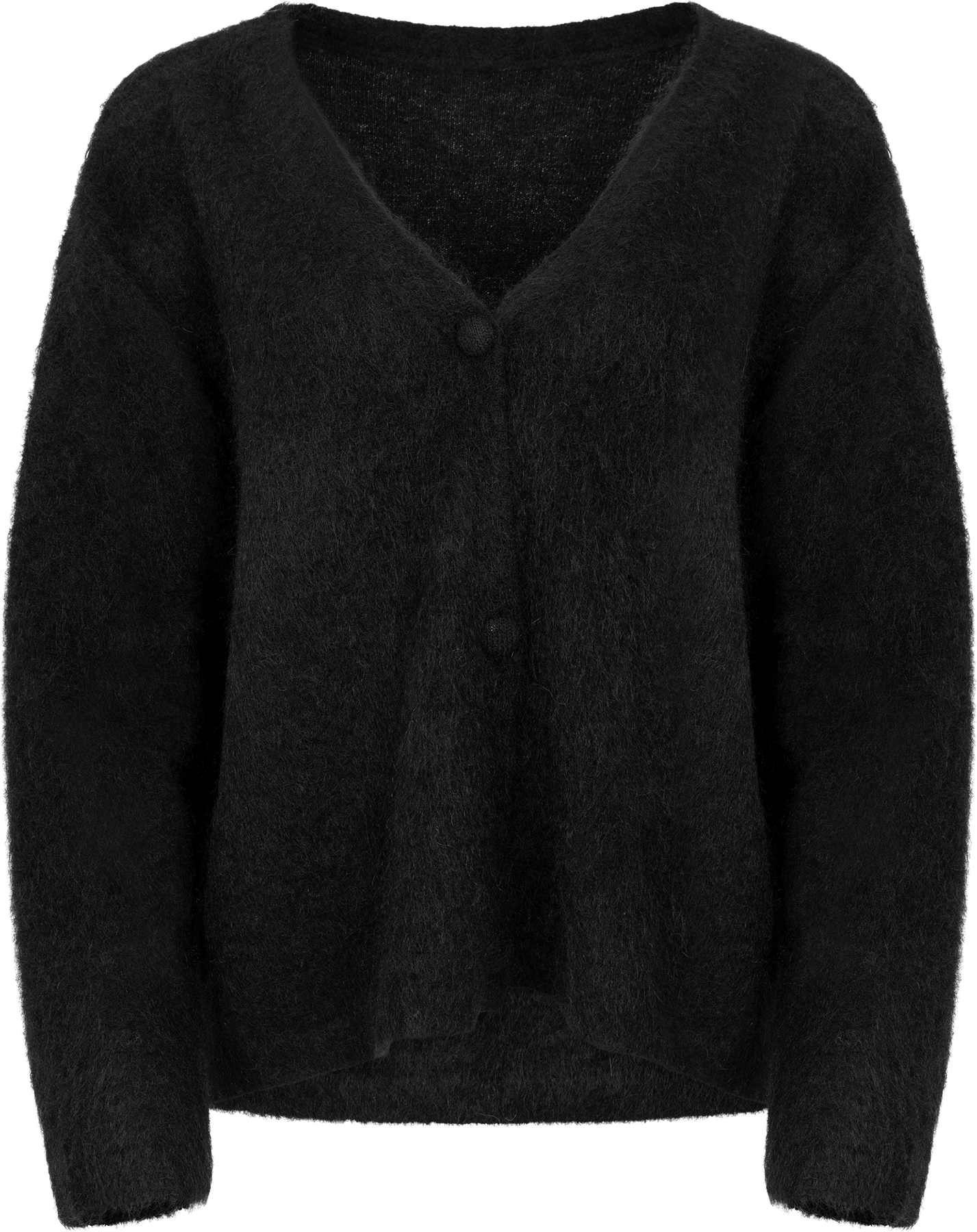 Boxy Cardi Sweater - Svart