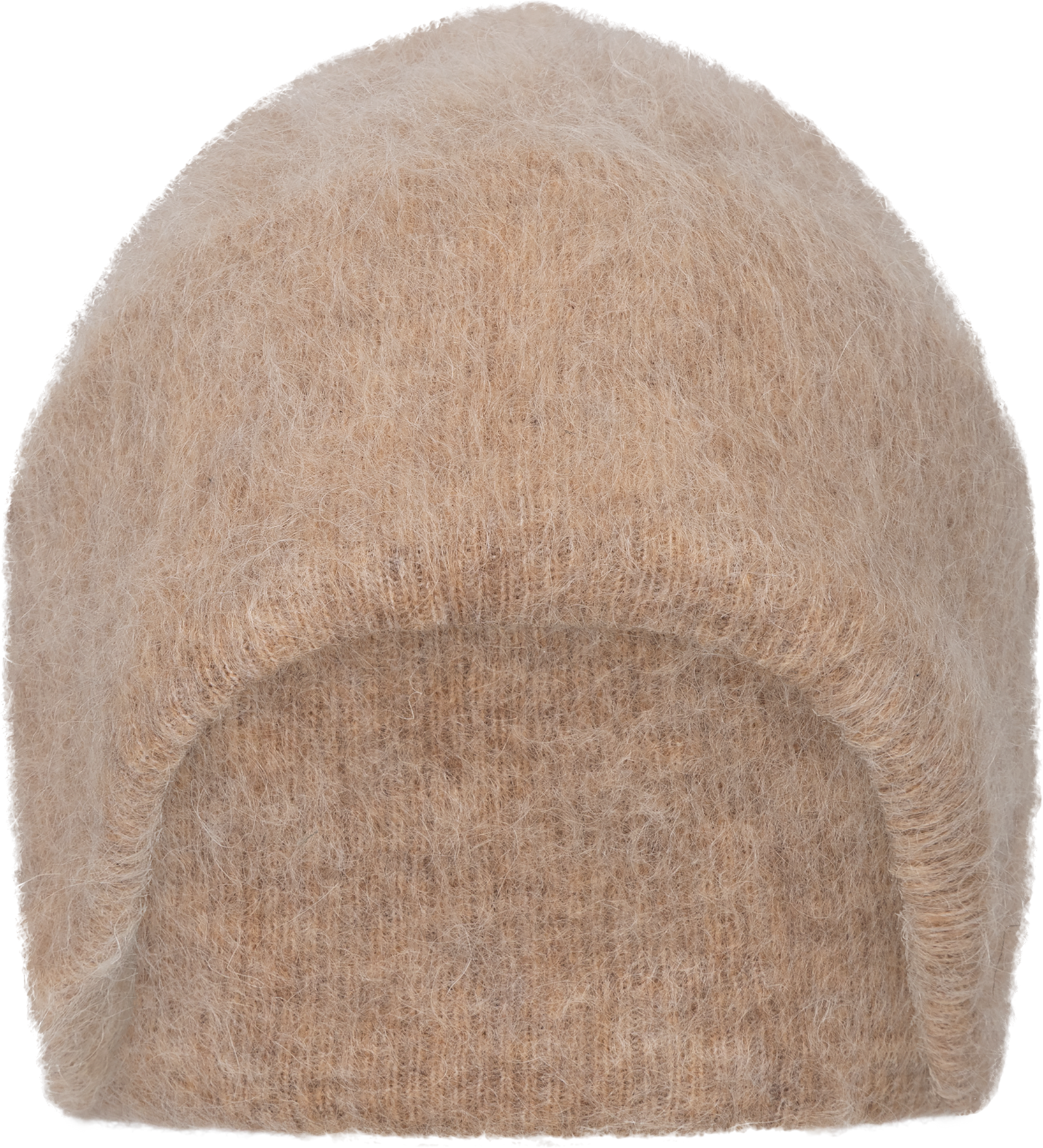 Boxy Beanie - Beige Melange
