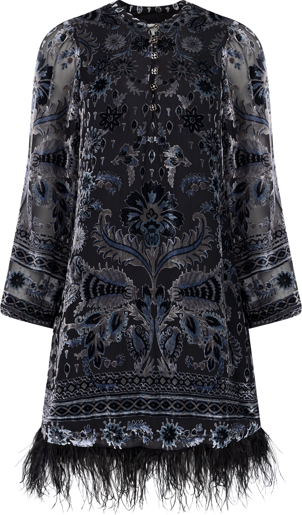 Deborah Dress Silk Blend - Svart