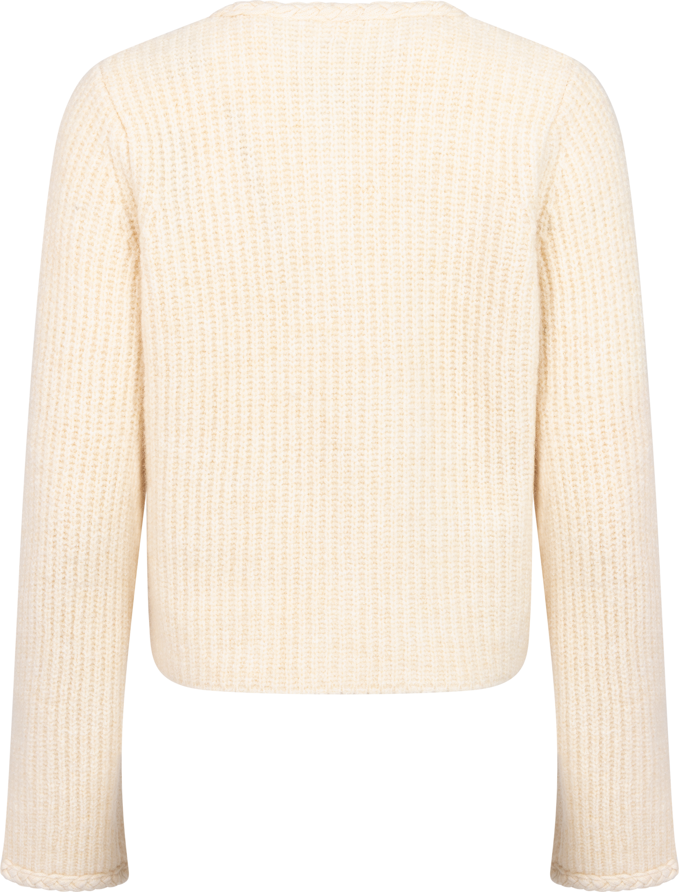 Y.A.S Yasemilie Ls Knit Cardigan - Sandshell Gold Buttons