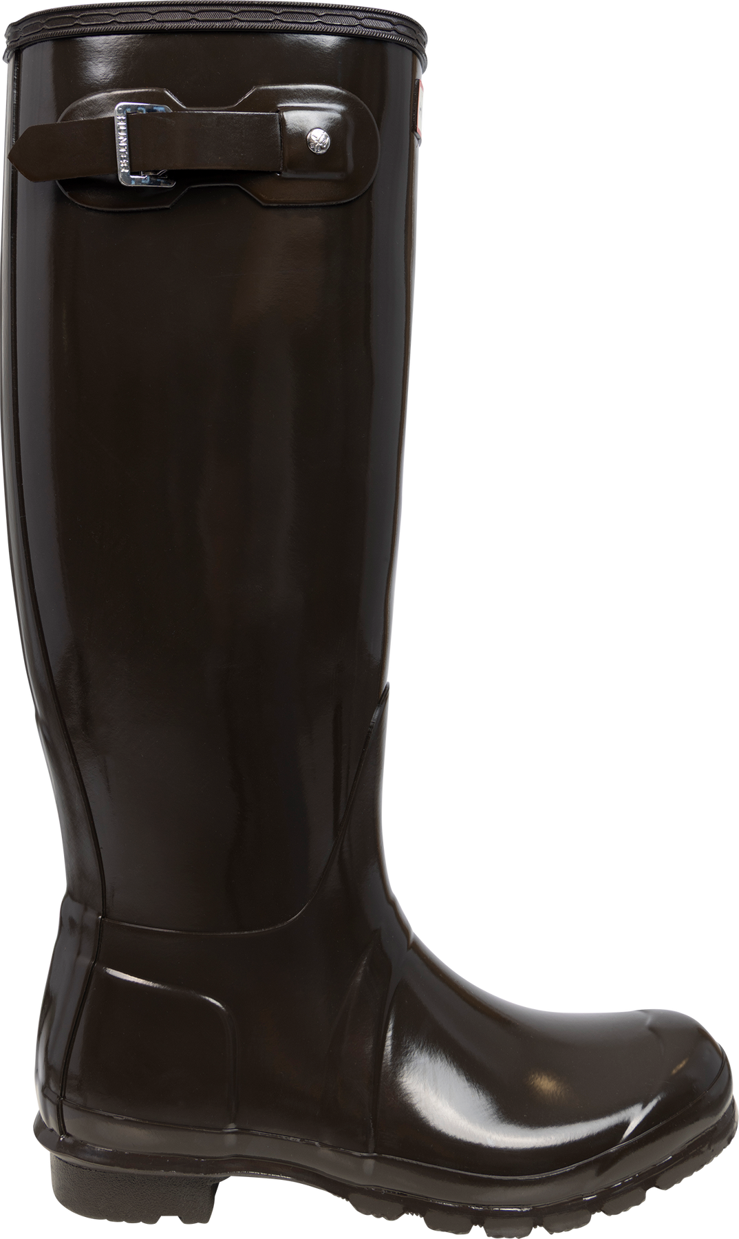 Hunter Original Tall Gloss Boot - Chokladbrun
