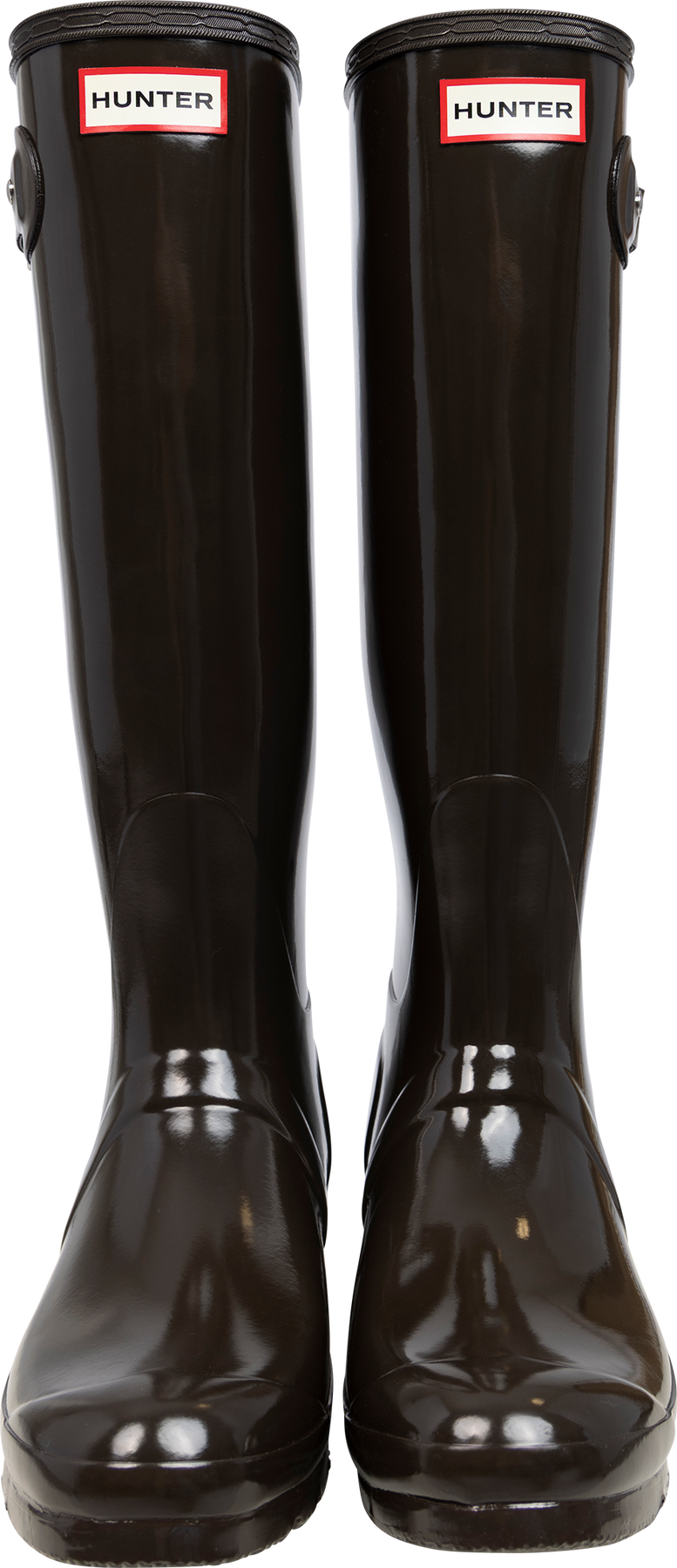 Hunter Original Tall Gloss Boot - Chokladbrun