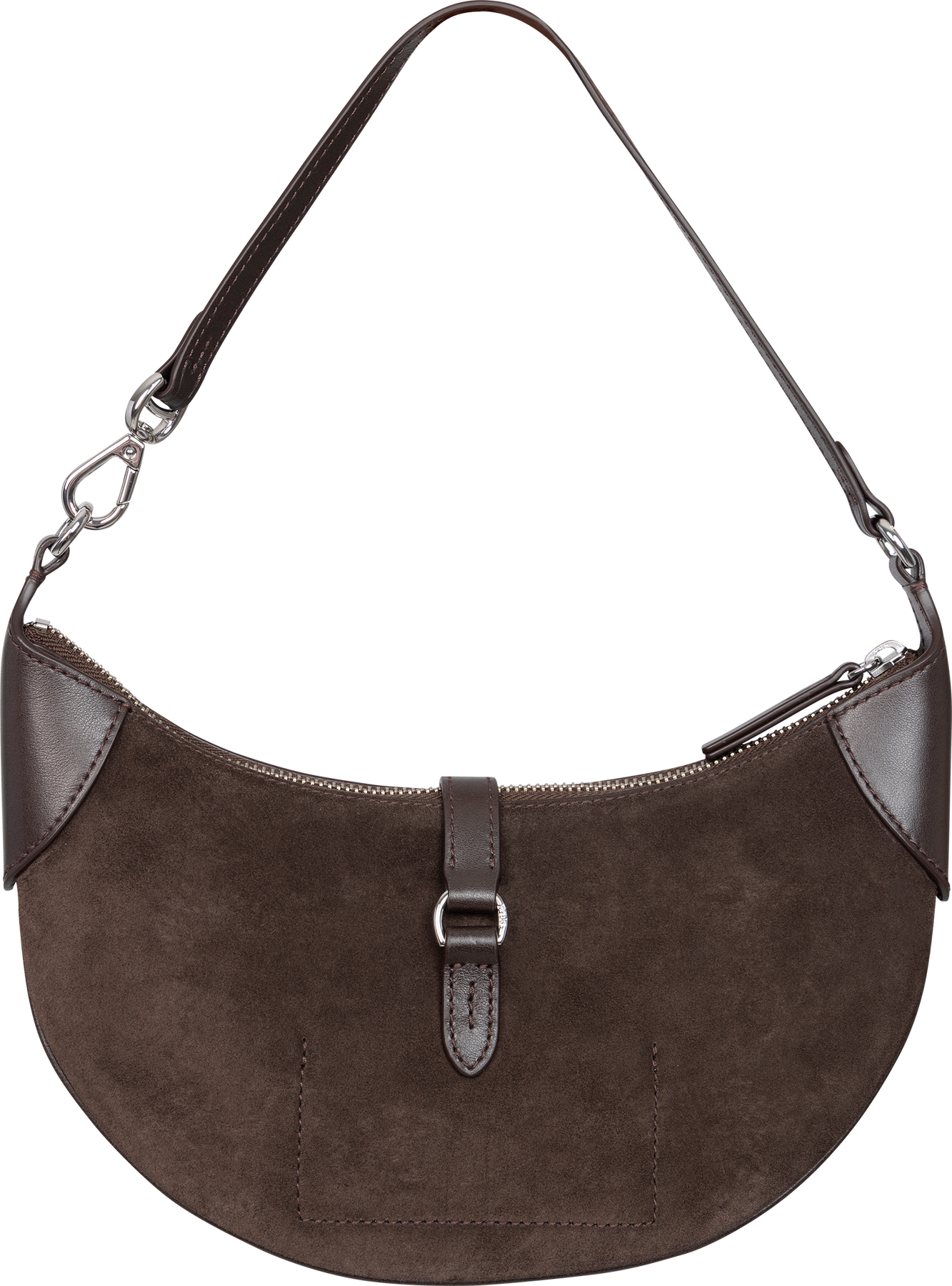 Polo Id Suede Mini Shoulder Bag - Chocolate