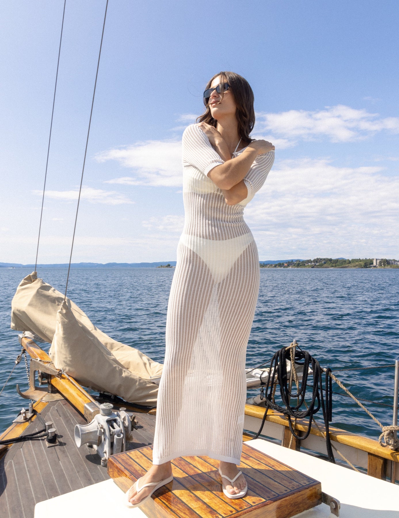 Clemence Maxi Dress - Off White
