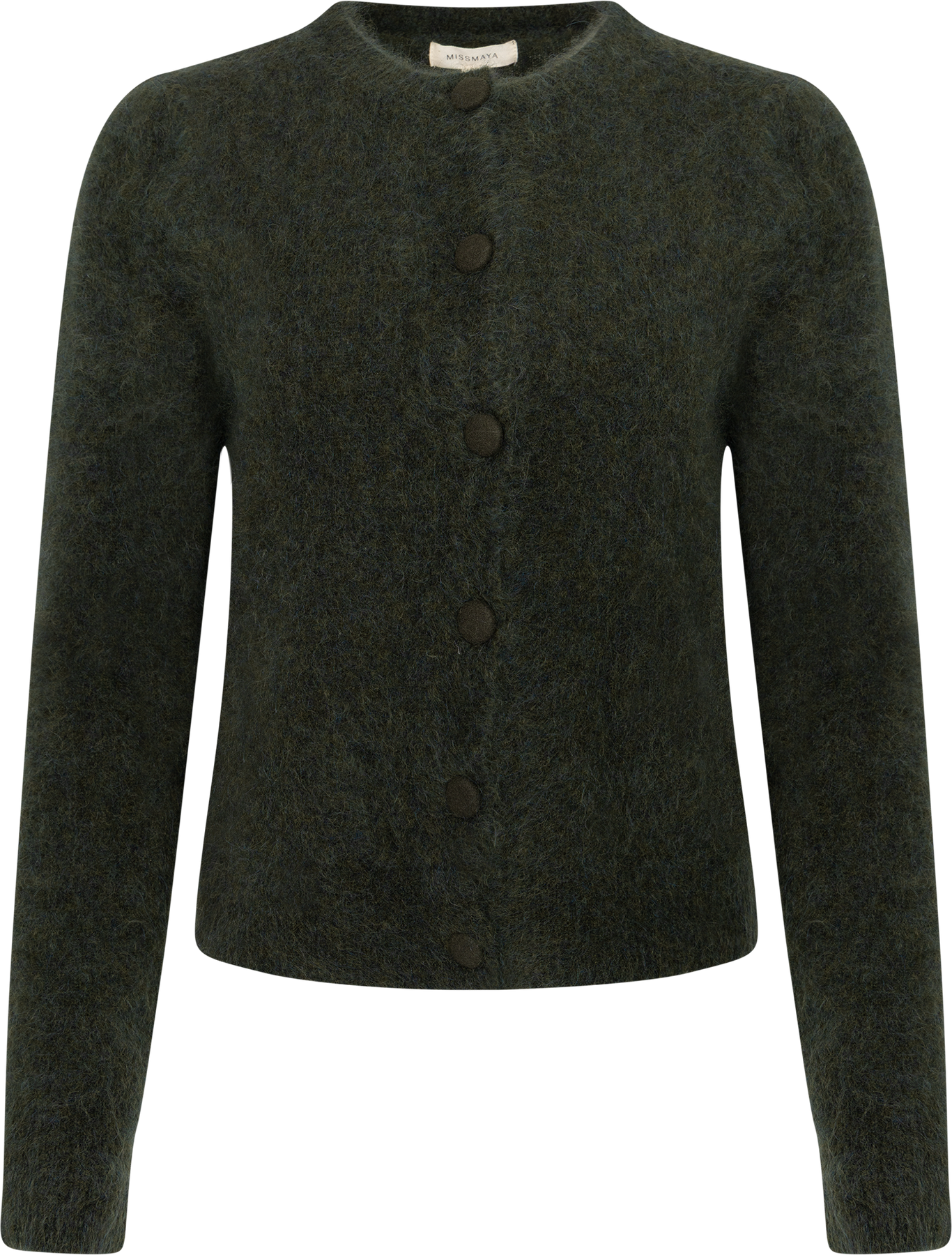 Ulla Mohair Kofta - Harvest Green