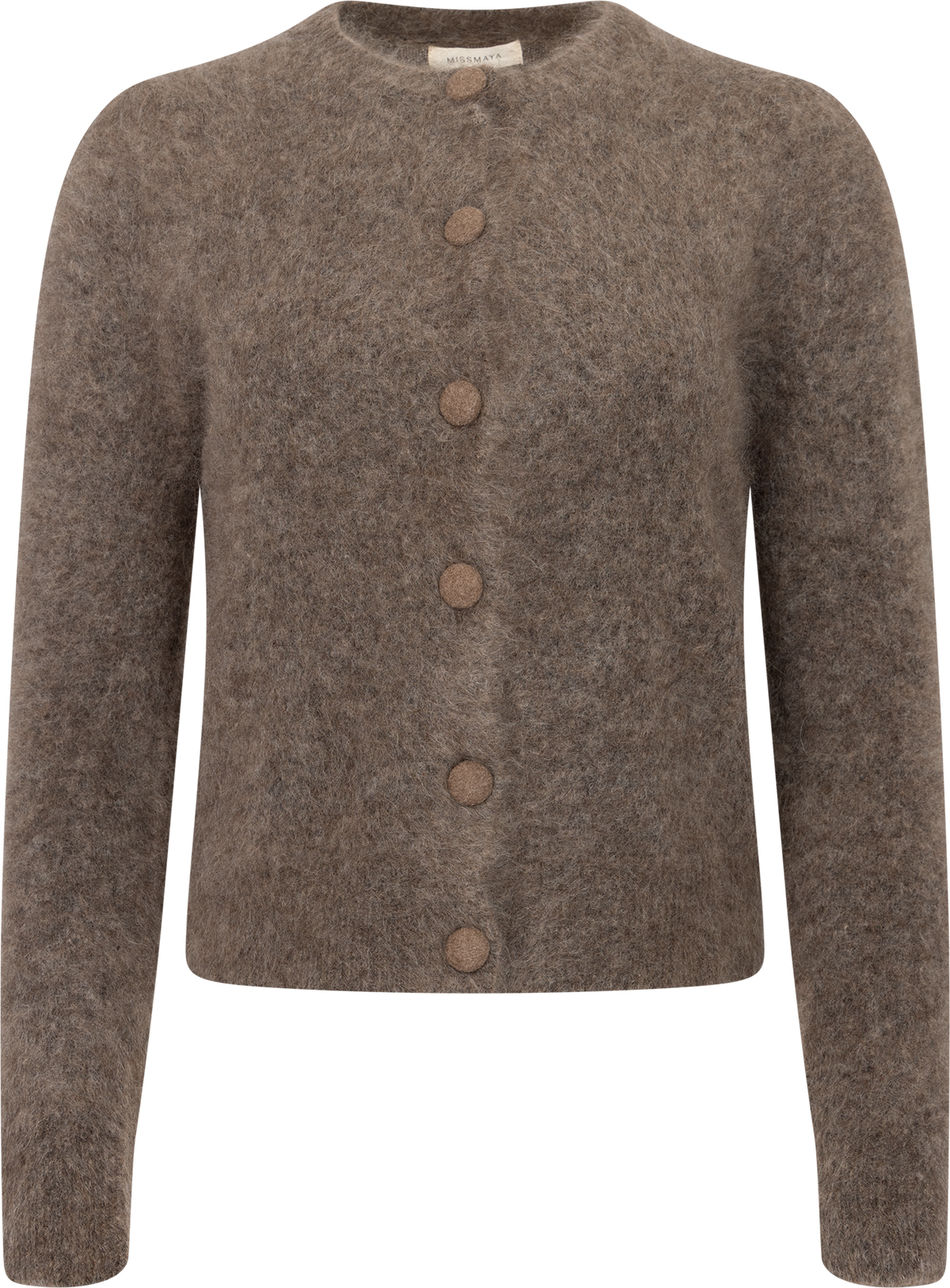 Ulla Mohair Cardigan - Taupe