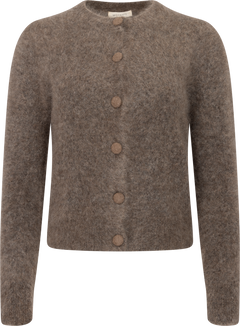 Ulla Mohair Cardigan - Taupe