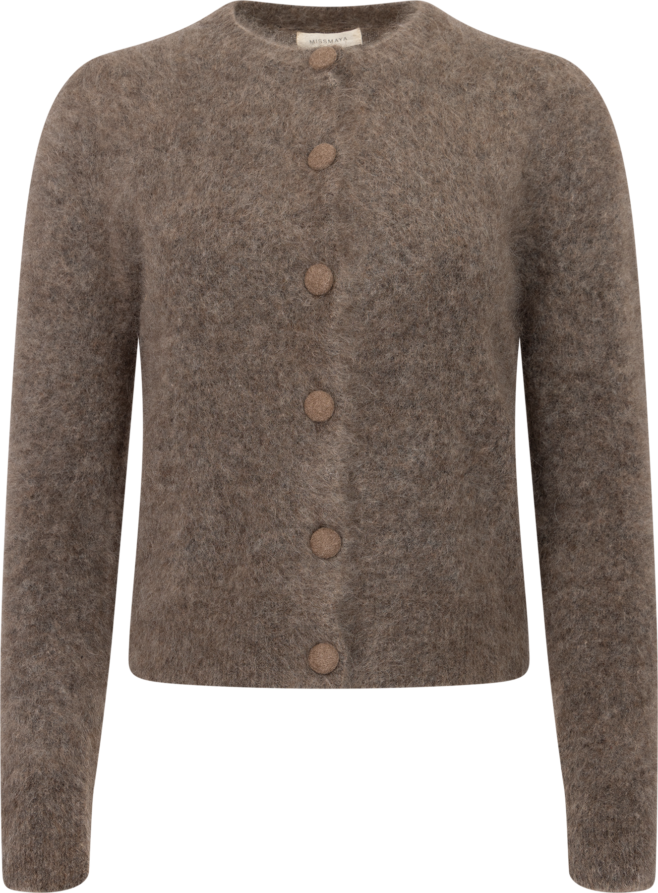 Ulla Mohair Kofta - Taupe