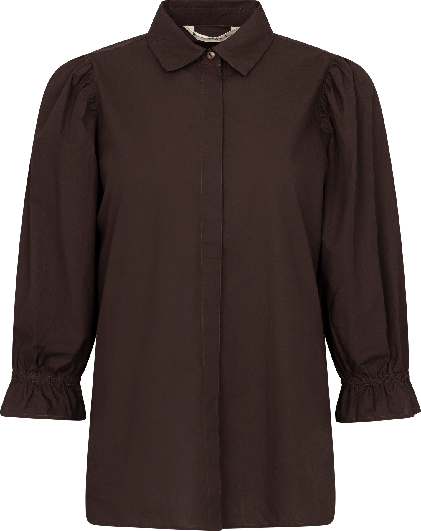 MISSMAYA Amy Shirt - Chokladbrun
