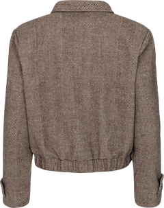 Miaic Short Jacket - Brown Stripes