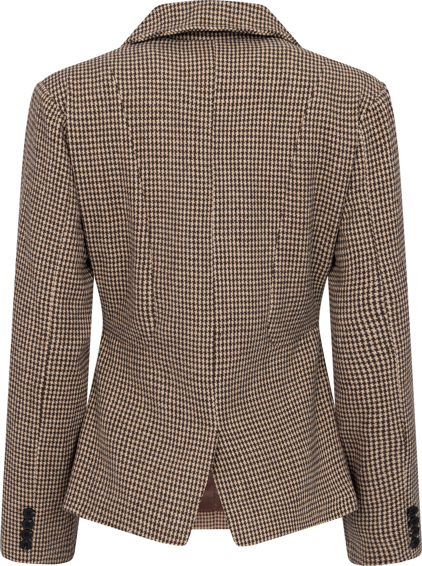 Stineic Blazer - Brunt rutmönster