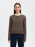 Thea Ls Knit Merino Kofta - Delicioso
