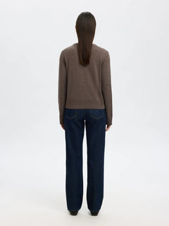 Thea Ls Knit Merino Cardigan - Delicioso