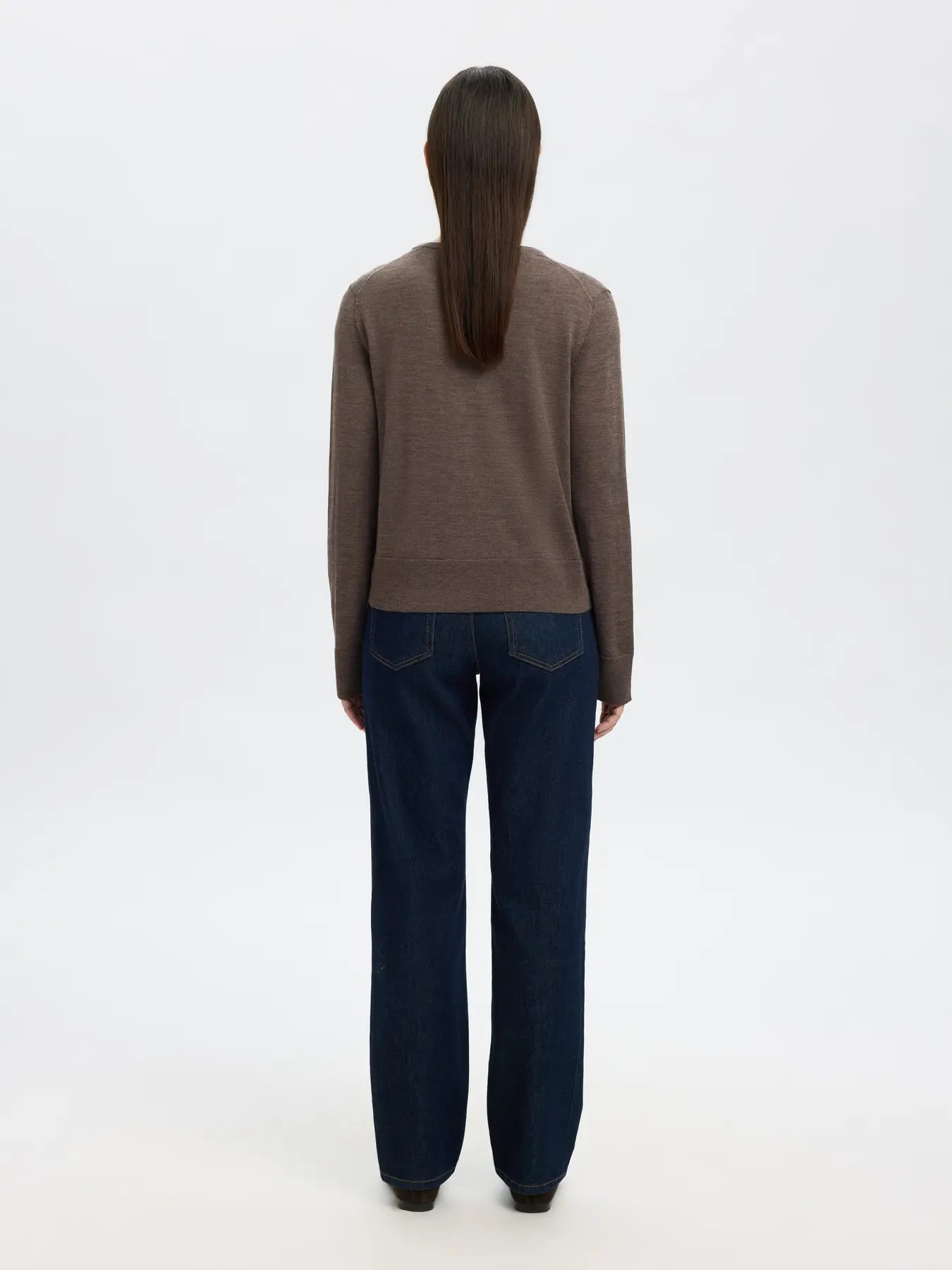 Thea Ls Knit Merino Kofta - Delicioso