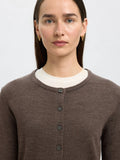 Thea Ls Knit Merino Kofta - Delicioso