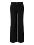 Wide Bea-Kori Hw Jeans - Black Denim
