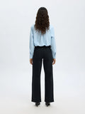 Wide Bea-Kori Hw Jeans - Black Denim
